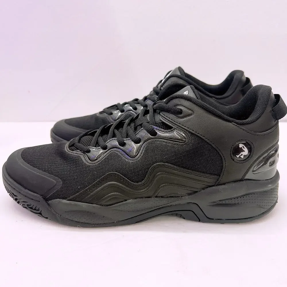 Shaq Posture Black Basketball Shoes Men’s Size 12 Sneakers Athletic Sport Wear